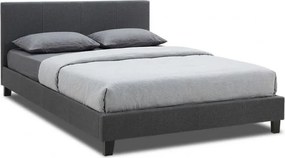 Тапицирано легло Flat TopMebel в антрацит 160x200cm