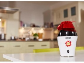 Машина за пуканки Russell Hobbs 24630-56 Fiesta, 1200 W, Горещ въздух, Бял/Червен