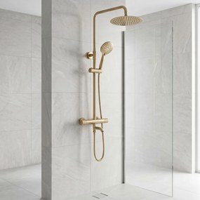 Душ система с Термостат Rea Lungo Diamond Gold Brush