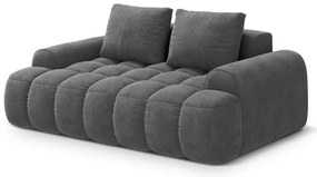 Сив кадифен диван 175 cm Linz – Cosmopolitan Design