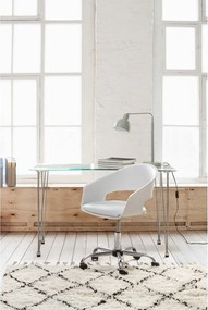 Работна маса със стъклен плот 60x120 cm Rondo – Bizzotto