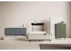 Сиво-синьо шкафче 100x140x40 cm Willa – MOME