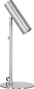 Стоманена настолна лампа в сребрист цвят (височина 47 cm) Paris – House Nordic