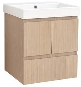 Конзолен PVC шкаф DAVIDE-50 9046-50 + 5953W-51CM, Inter Ceramic, 51х61.5х46см