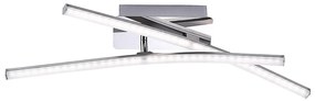 Leuchten Direkt 11270-55 - LED Повърхностен полилей SIMON 2xLED/5W/230V матов хром