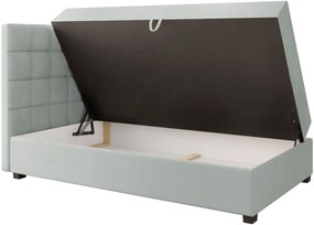 Тапицирано легло Lind-Тъмно сиво-120 x 200