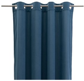 Синьо перде от рипсено кадифе 140x260 cm Merely – Casa Selección