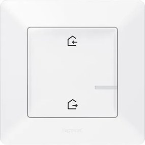 Netatmo Сценариен ключ БЕЗжичен излизам/прибирам се Smart Valena Life Бял с рамка Legrand - 752186