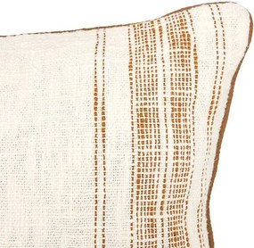 Декоративна възглавница atmosphera Sienna, Райе, Екрю, 38×58 cm