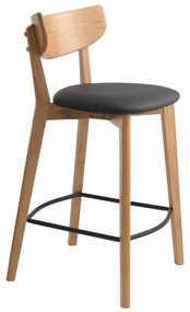 Бар стол от дъбова дървесина Pero - Unique Furniture