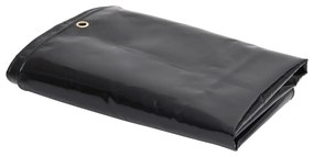 Брезент, 650 г/м², 3,5x2,5 м, черен