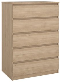 Скрин от дъбов декор в естествен цвят 77x111x50 cm Naia – Tvilum