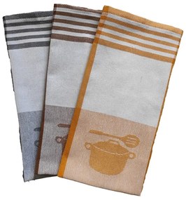 Памучни кърпи в комплект от 3 броя 70x50 cm Cook - JAHU collections