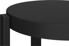 Черен стоманен бар стол (височина на седалката 65 cm) Doon – noo.ma