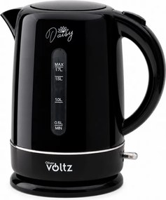Електрическа кана Oliver Voltz Daisy OV51230W, 2200W, 1.7 л, Автоматично изключване, Черeн