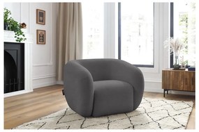 Тъмносиво кресло Celine – Bobochic Paris