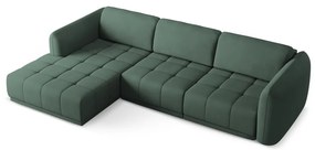 Зелен ъглов диван (ляв ъгъл) Hoku – Makamii
