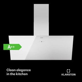 Klarstein Laurel 90, Абсорбатор, 90 cm, изхвърляне на въздух: 247 m³/h, LED Touch