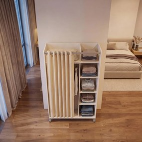 Бели и бежови гардероби 100x160 cm Kit - Tvilum