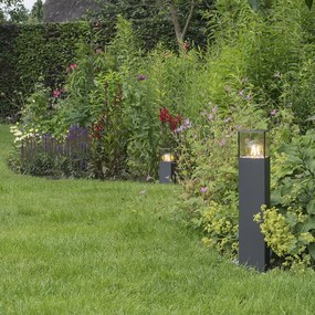 Интелигентна стоеща външна лампа антрацит 50 см с WiFi P45 - Denmark