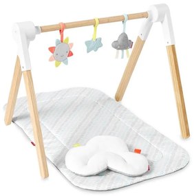 Skip Hop - Детско одеяло за игра с дървен трапец LINING CLOUD