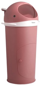 Тъмнорозово пластмасово кошче за пелени 25 l Whale – Kindsgut