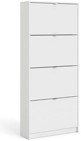 Бяла накланяща се стойка за обувки Shoes – Tvilum