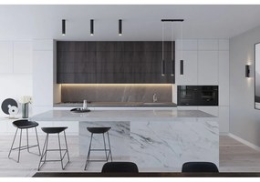 Черна стенна лампа 2 Castro - Sollux