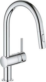 Стоящ смесител за кухня, Minta, Grohe, 32321002, с изтеглящ чучура