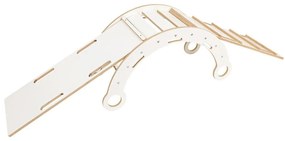 Бяла катерушка от масивен бор 39x75x38 cm Montessori – Meowbaby