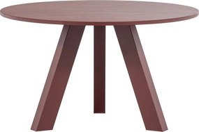 Кръгла трапезна маса от масивен дъб ø 129 cm Rhonda – WOOOD