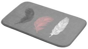 Сив килим за баня 45x75 cm Penelope – douceur d'intérieur