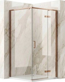 Душ кабина Rea Bruno 90x90 Brush Copper
