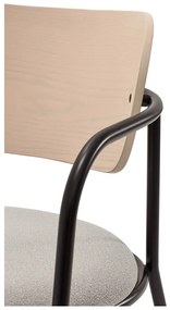 Светлосив трапезен стол в декор от пепел Eclipse - Teulat