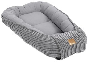 Сиво гнездо за бебе 55x83 cm – Meowbaby