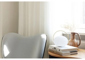 Бяла LED затъмняваща се настолна лампа (височина 19 cm) Orbit – UMAGE