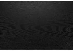 Черна маса за телевизор от масивна ела 148x60x38 cm Yasu – Dutchbone