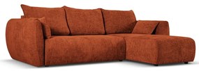 Оранжев ъглов диван (десен ъгъл) Matera - Cosmopolitan Design