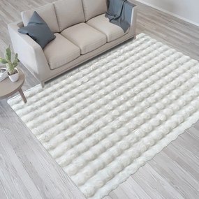 Бял килим подходящ за пране 150x230 cm Bubble White – Mila Home
