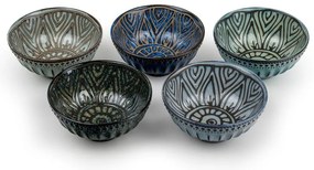 Порцеланови купички в комплект от за сервиране 5 бр. 150 ml Jara – Bredemeijer