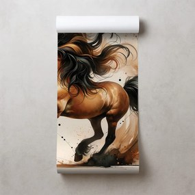 Фототапет – Див акварелен кон