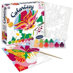 Sentosphere - Комплект за оцветяване с цифри Пеперуди