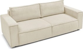 Бежов диван от велур 245 cm Nihad - Bobochic Paris