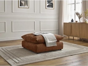 Оранжева шенилова табуретка Neil – Bobochic Paris