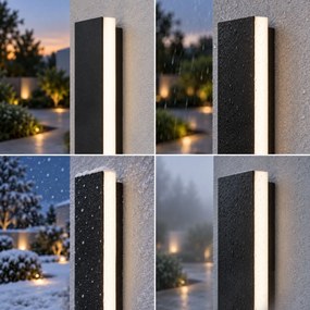 Fasado LED sieninis šviestuvas JNH036-G 90 juodas