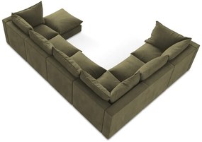 Ъглов диван в цвят каки (ляв ъгъл/U форма) Manao – Makamii