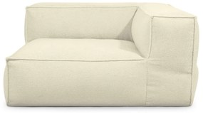 Кремав пуф от букле Mass Corner 150 Right – SLOWDOWN