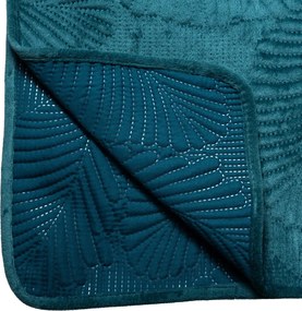 Шалте atmosphera Leaf, Кадифе, 240x260 cm - Слонова кост