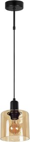 Пендел НИРА 1, черен/мед, 1xE27