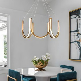 Висяща LED лампа APP1749-CP Gold